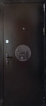 Металлическая дверь с терморазрывом (снаружи — порошковое покрытие, внутри — ламинат)-ДВ-1147